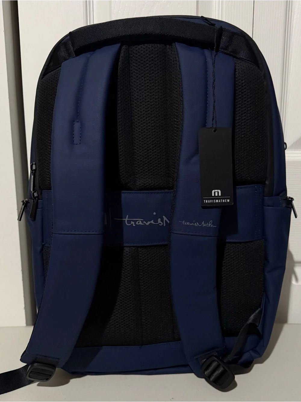 Travis Mathew Recess Backpack Navy Blue 18